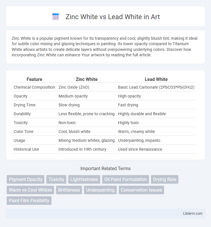 Lead White vs Zinc White in Art - What is The Difference?