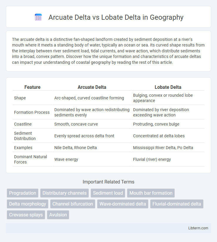 Lobate Delta vs Arcuate Delta in Geography - What is The Difference?