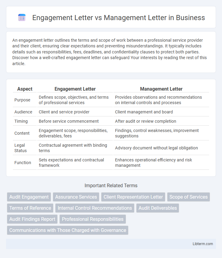 Management Letter vs Engagement Letter in Business - What is The Difference?