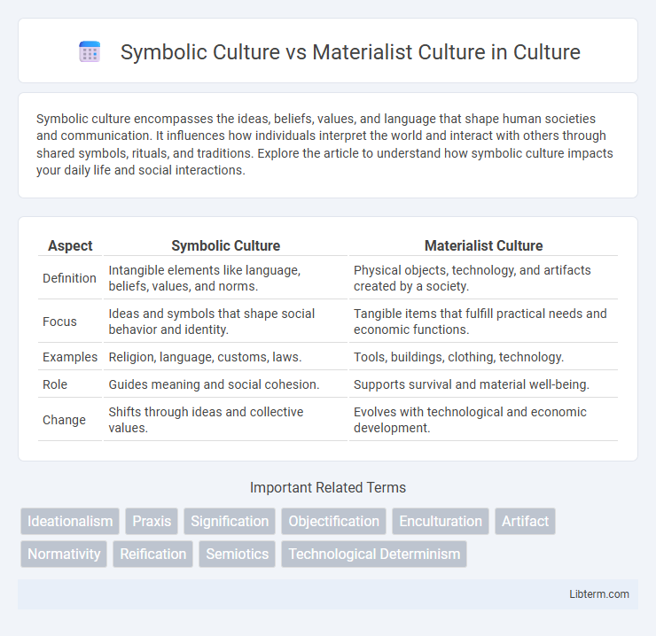 Materialist Culture vs Symbolic Culture in Culture - What is The Difference?