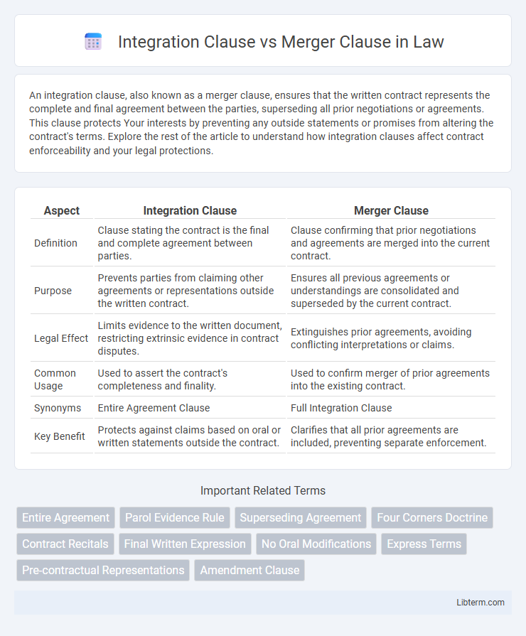Merger Clause vs Integration Clause in Law - What is The Difference?