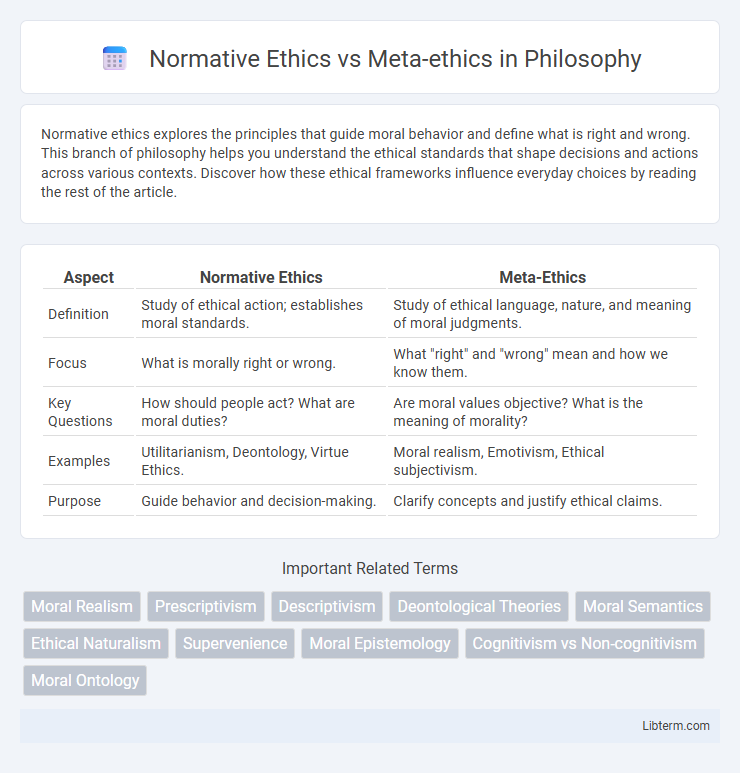 Meta-ethics vs Normative Ethics in Philosophy - What is The Difference?
