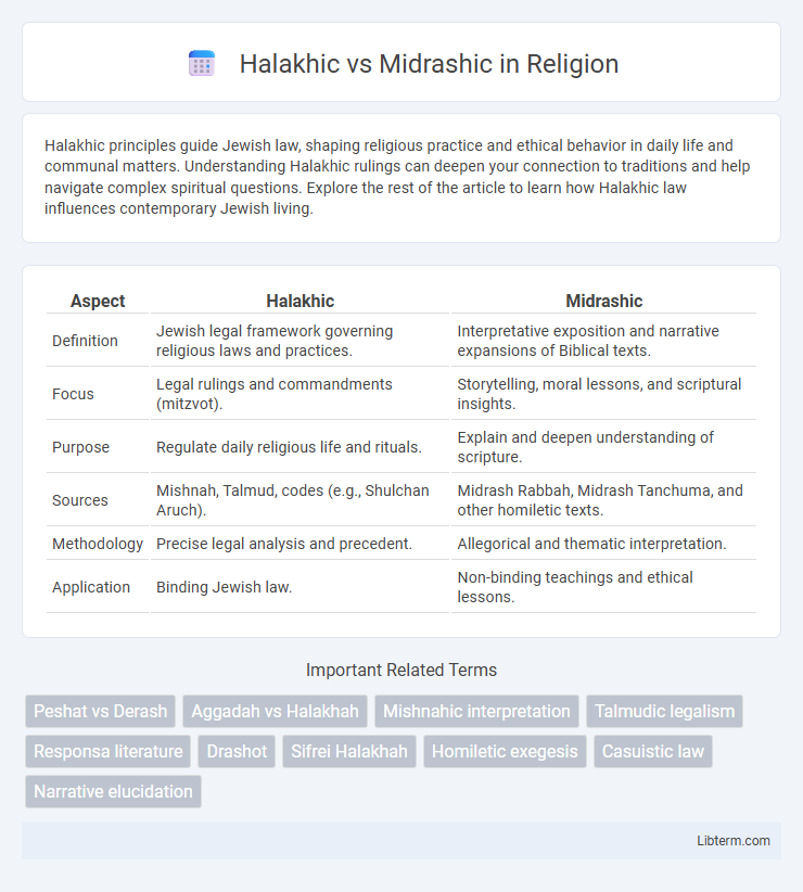 Midrashic vs Halakhic in Religion - What is The Difference?