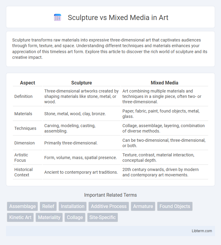 Mixed Media vs Sculpture in Art - What is The Difference?