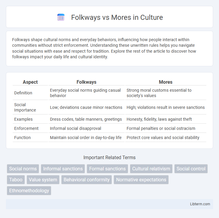 Mores vs Folkways in Culture - What is The Difference?