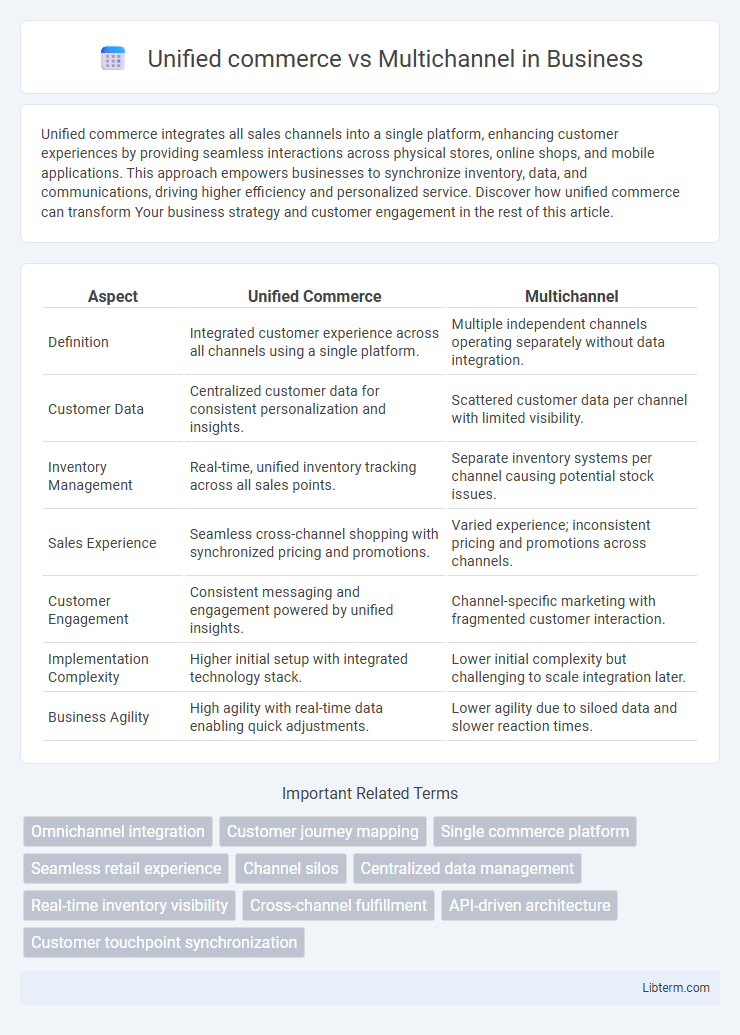 Multichannel vs Unified commerce in Business - What is The Difference?
