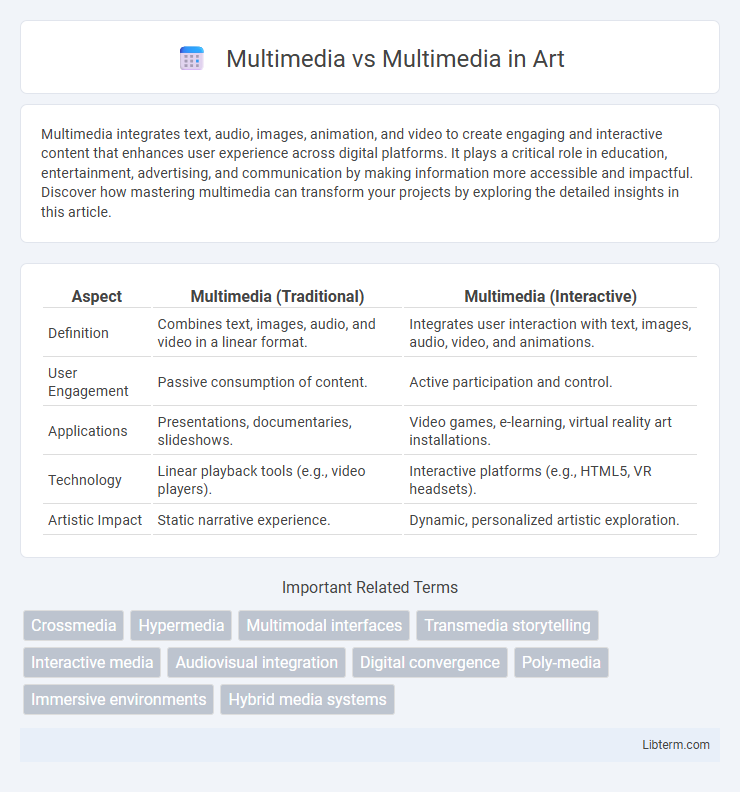 Multimedia vs Multimedia in Art - What is The Difference?