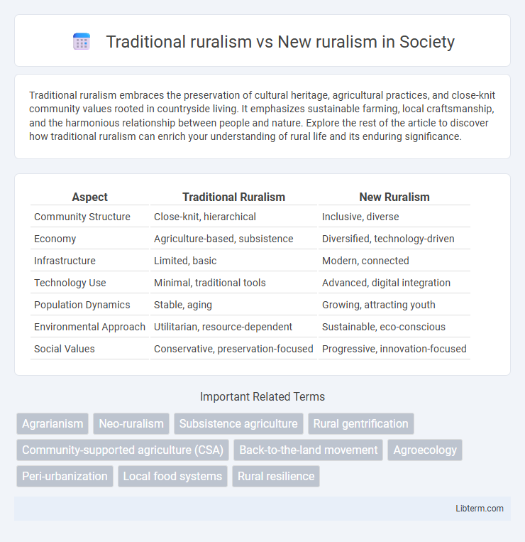 New ruralism vs Traditional ruralism in Society - What is The Difference?