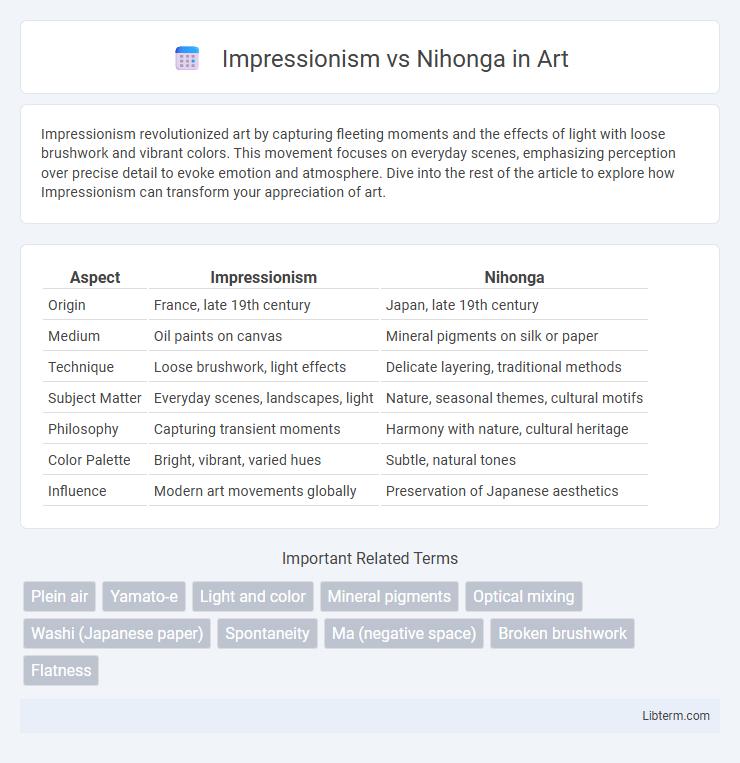Nihonga vs Impressionism in Art - What is The Difference?