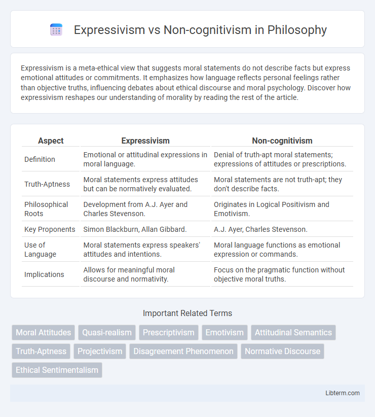 Non-cognitivism vs Expressivism in Philosophy - What is The Difference?