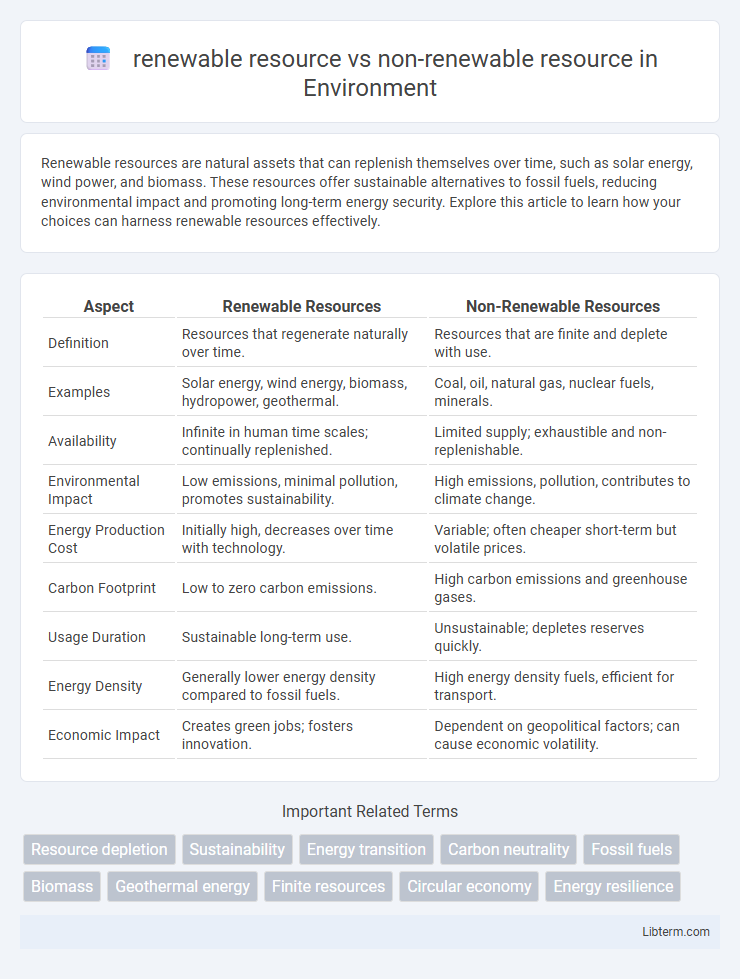 non-renewable resource vs renewable resource in Environment - What is The Difference?
