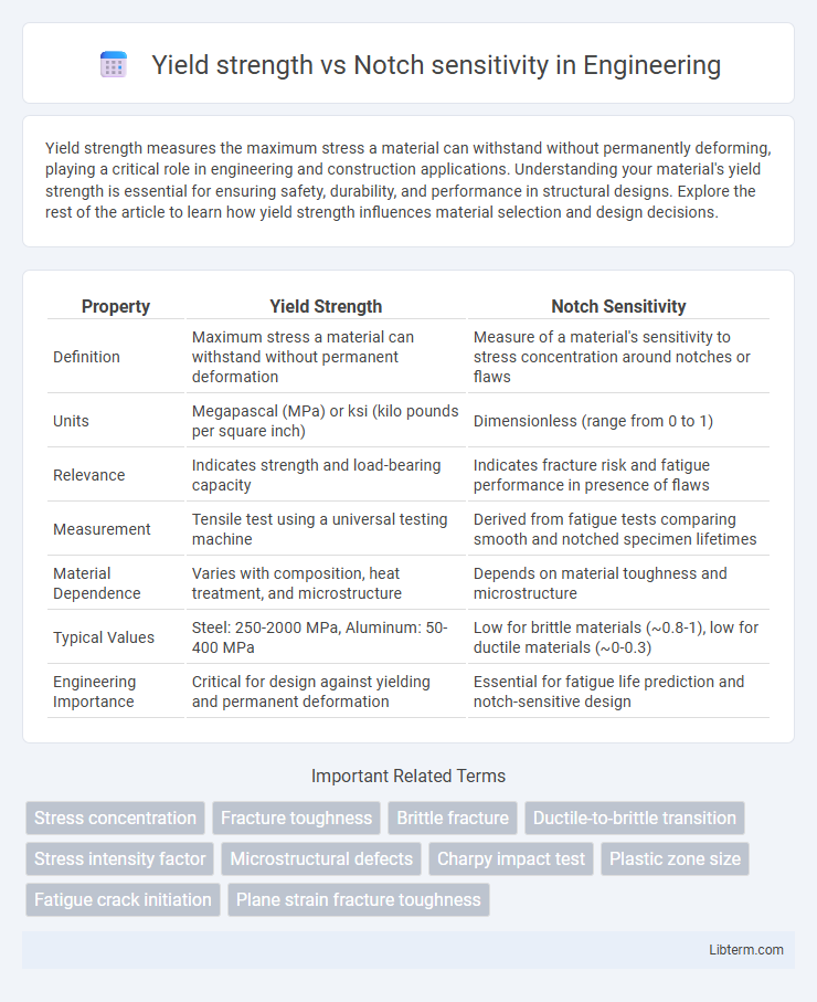 Notch sensitivity vs Yield strength in Engineering - What is The Difference?