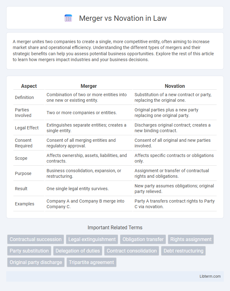 Novation vs Merger in Law - What is The Difference?