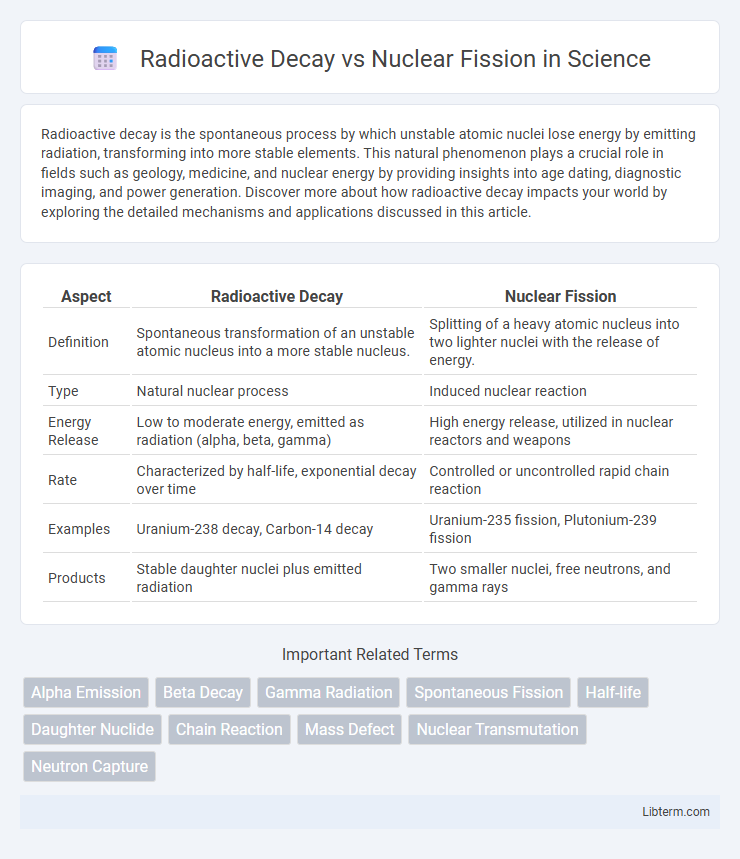 Nuclear Fission vs Radioactive Decay in Science - What is The Difference?