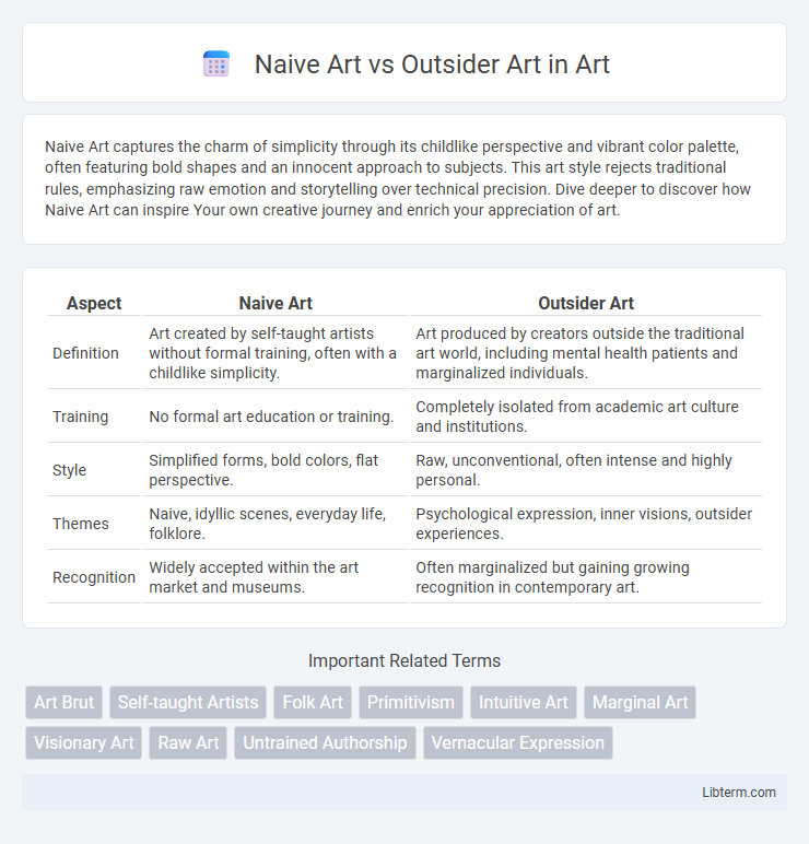 Outsider Art vs Naive Art in Art - What is The Difference?
