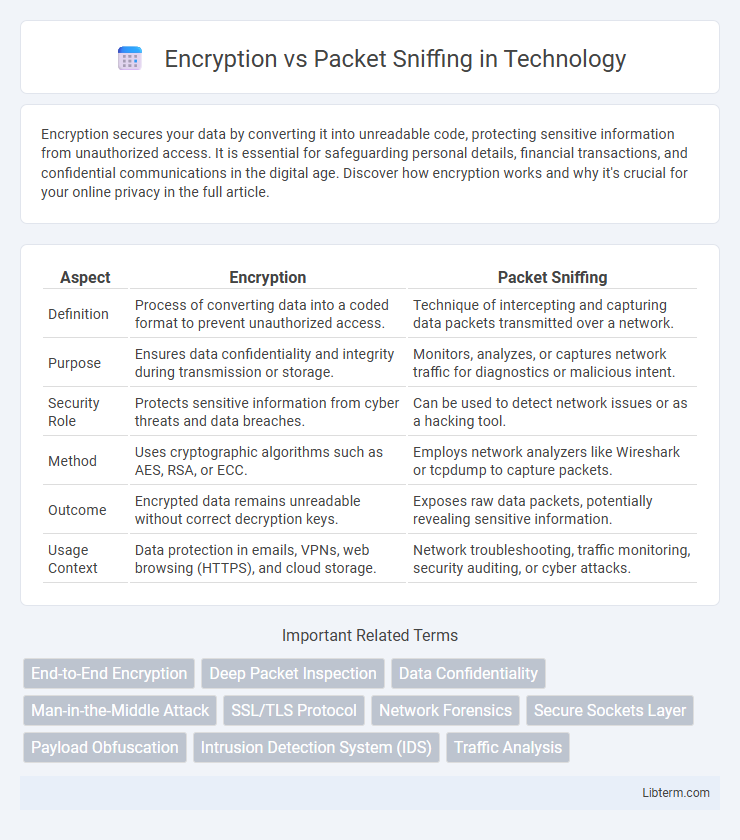 Packet Sniffing vs Encryption in Technology - What is The Difference?