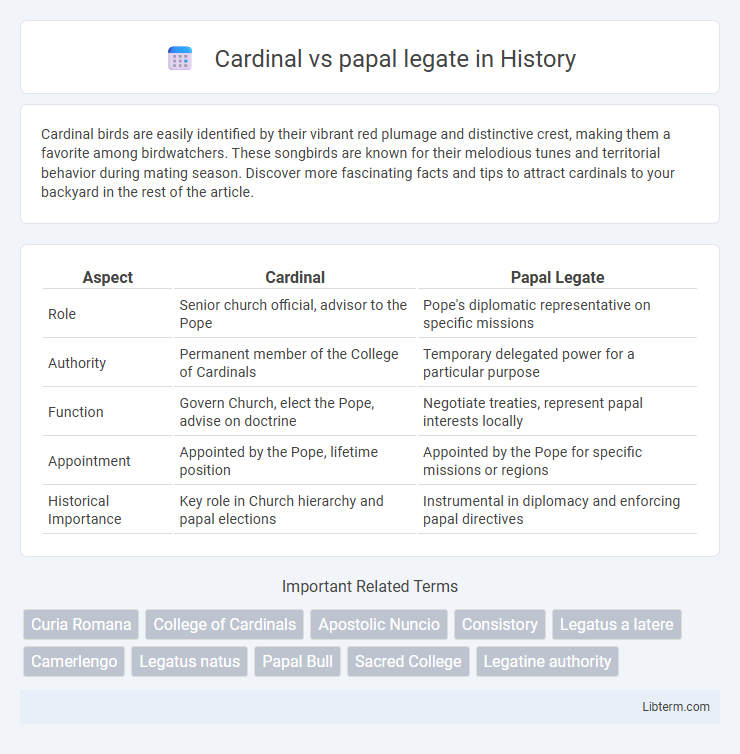 papal legate vs Cardinal in History - What is The Difference?