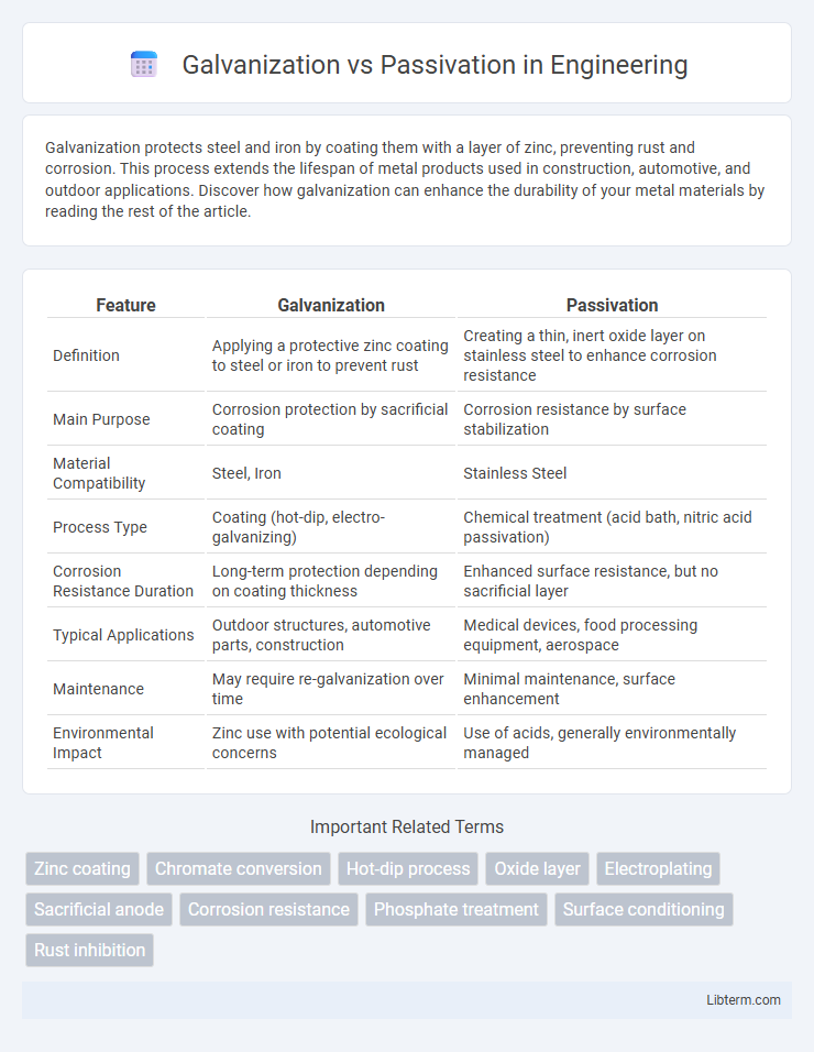 Passivation vs Galvanization in Engineering - What is The Difference?