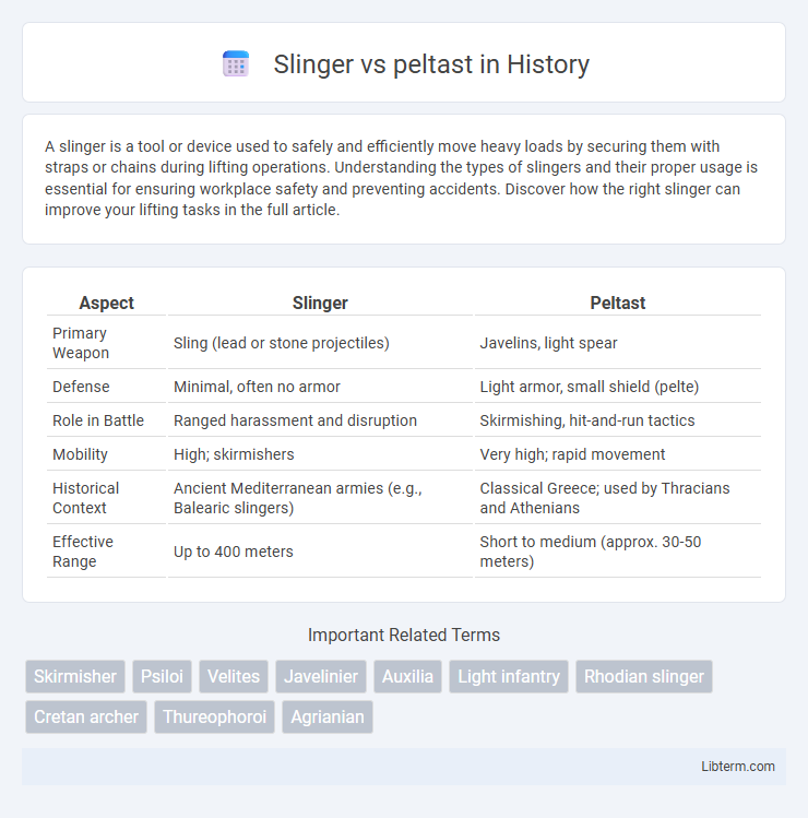 peltast vs Slinger in History - What is The Difference?