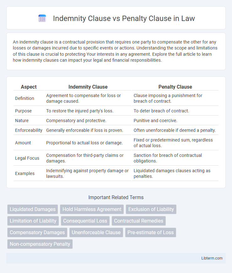 Penalty Clause vs Indemnity Clause in Law - What is The Difference?