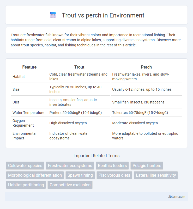 perch vs Trout in Environment - What is The Difference?