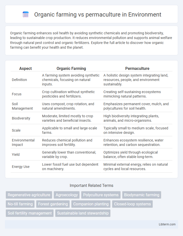permaculture vs Organic farming in Environment - What is The Difference?
