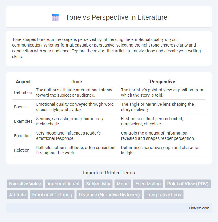 Perspective vs Tone in Literature - What is The Difference?