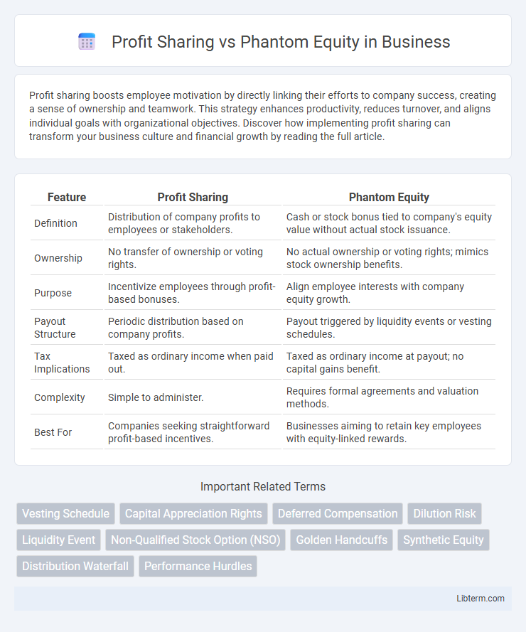Phantom Equity vs Profit Sharing in Business - What is The Difference?