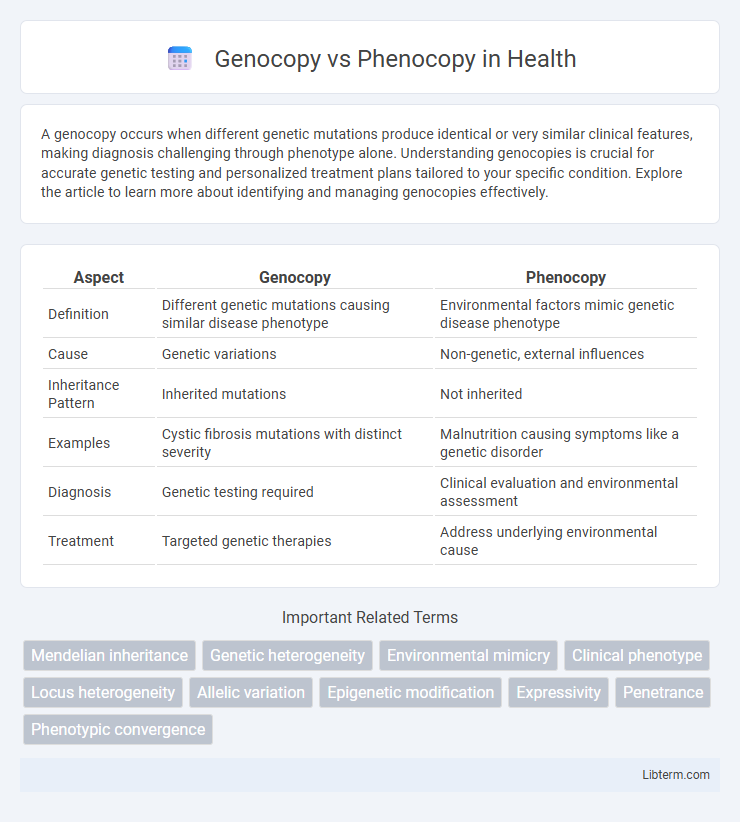 Phenocopy vs Genocopy in Health - What is The Difference?
