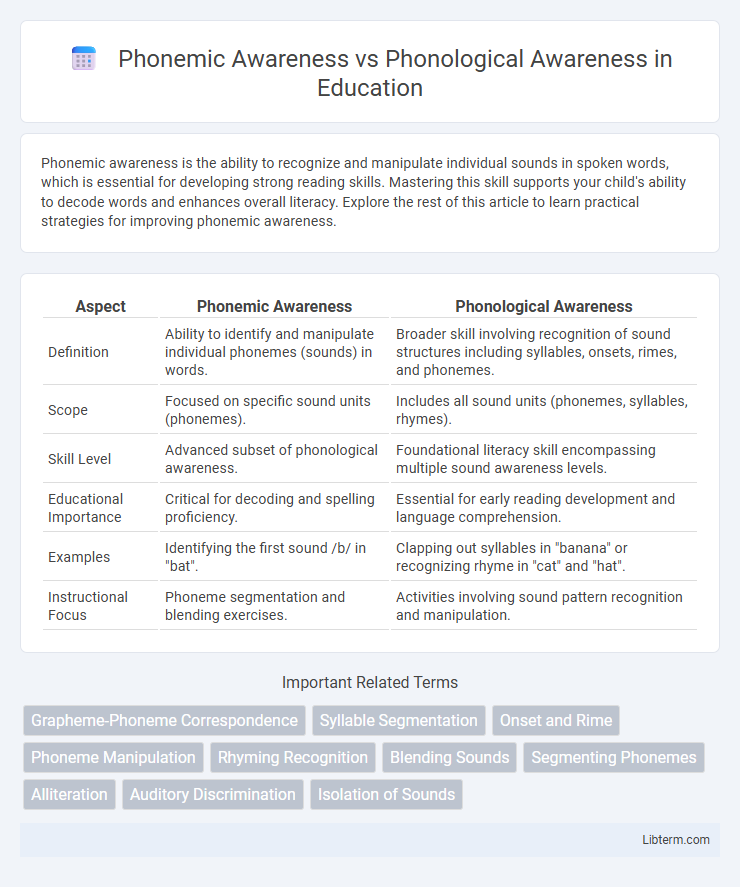 Phonological Awareness vs Phonemic Awareness in Education - What is The Difference?