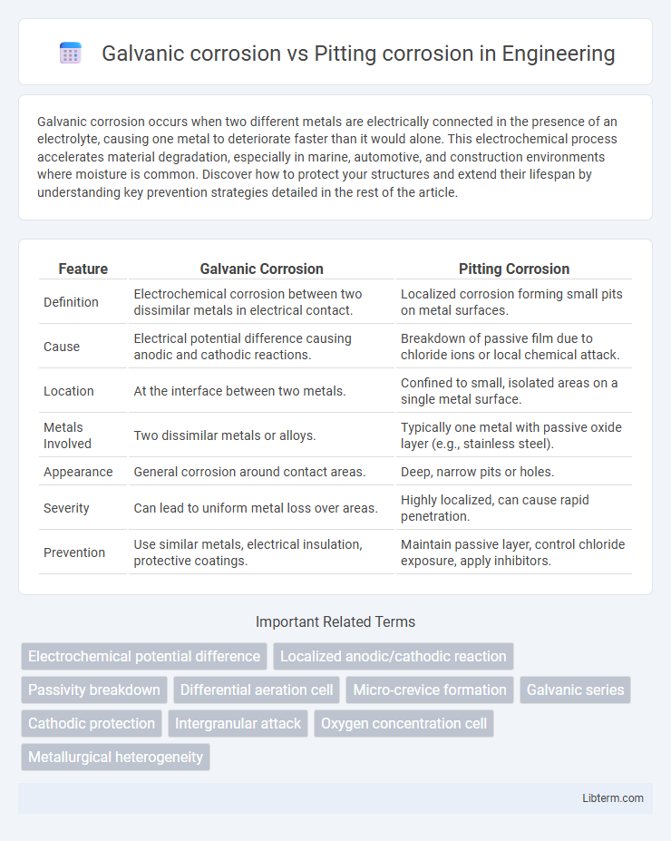 Pitting corrosion vs Galvanic corrosion in Engineering - What is The Difference?