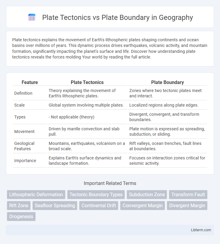 Plate Boundary vs Plate Tectonics in Geography - What is The Difference?