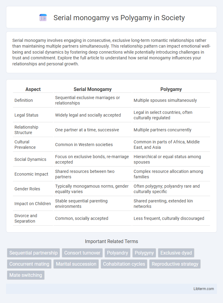 Polygamy vs Serial monogamy in Society - What is The Difference?