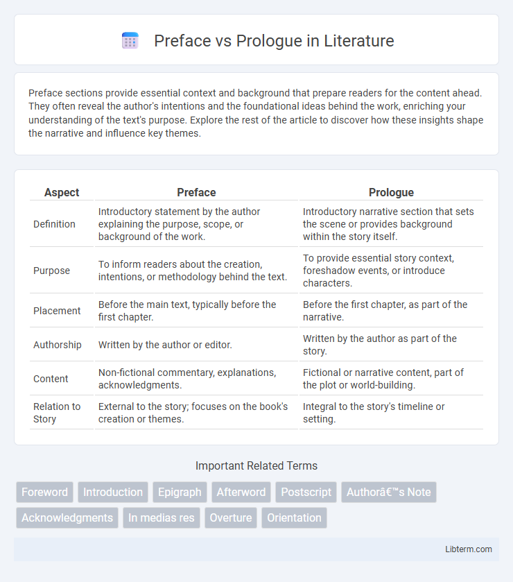Prologue vs Preface in Literature - What is The Difference?