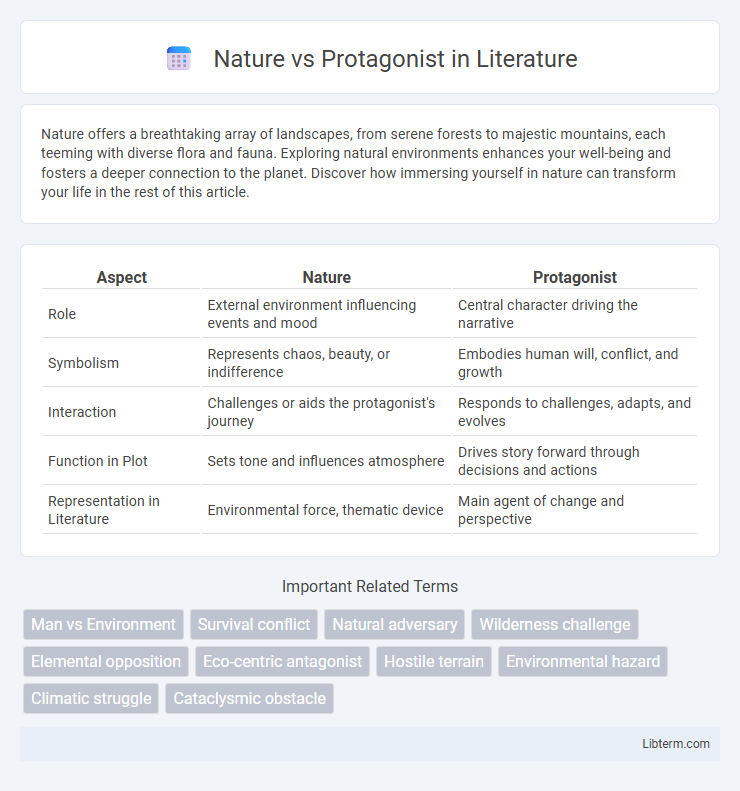 Protagonist vs Nature in Literature - What is The Difference?