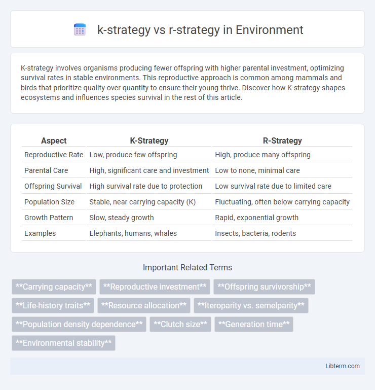 r-strategy vs k-strategy in Environment - What is The Difference?