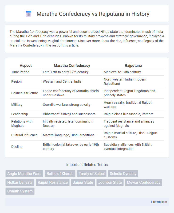 Rajputana vs Maratha Confederacy in History - What is The Difference?