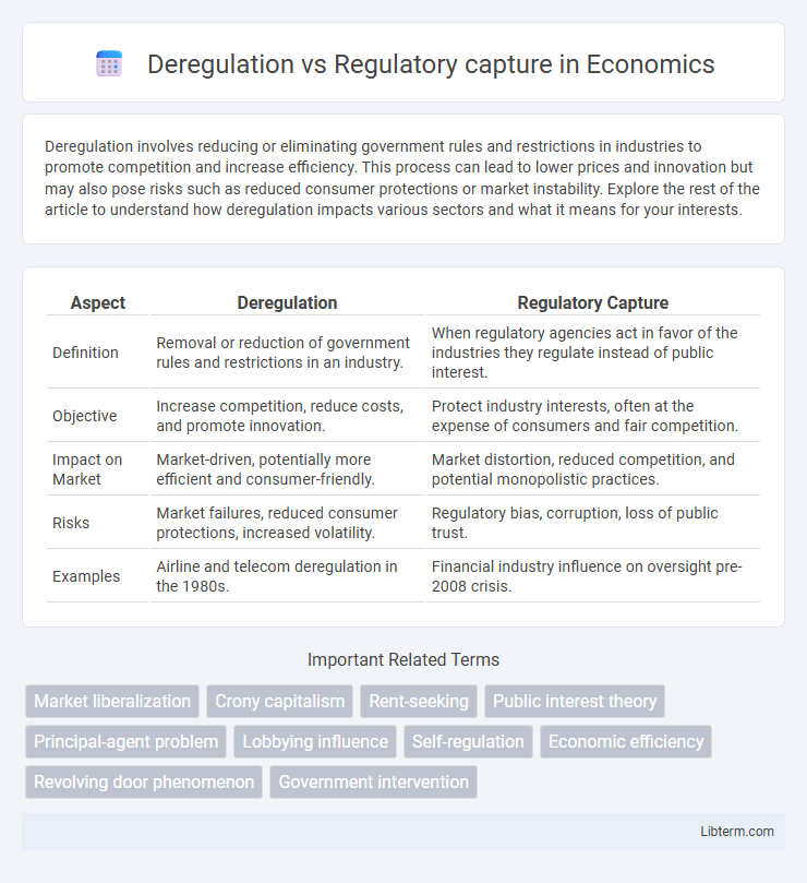 Regulatory capture vs Deregulation in Economics - What is The Difference?