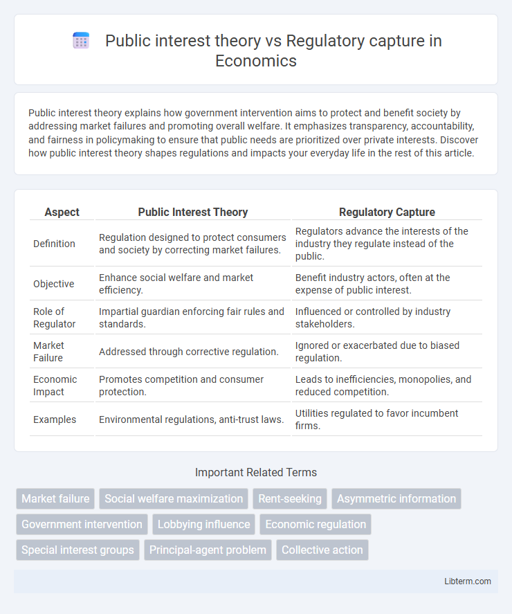 Regulatory capture vs Public interest theory in Economics - What is The Difference?