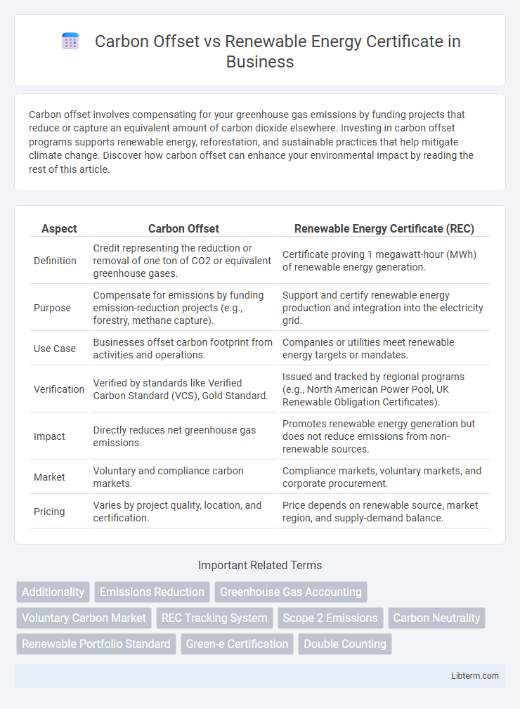 Renewable Energy Certificate vs Carbon Offset in Business - What is The Difference?