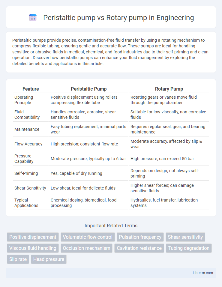 Rotary pump vs Peristaltic pump in Engineering - What is The Difference?