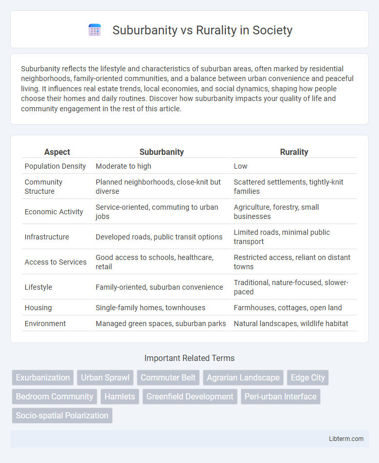 Rurality vs Suburbanity in Society - What is The Difference?