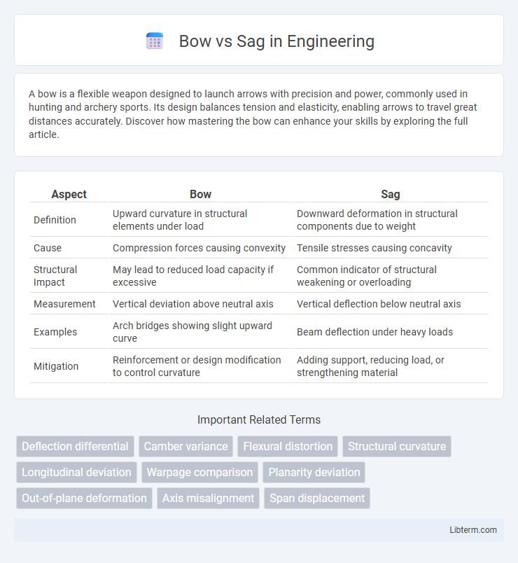 Sag vs Bow in Engineering - What is The Difference?