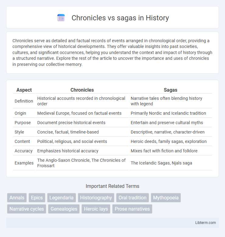 sagas vs Chronicles in History - What is The Difference?