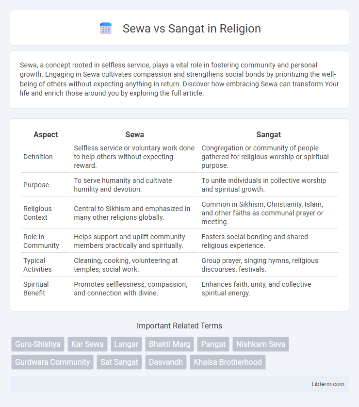 Sangat vs Sewa in Religion - What is The Difference?