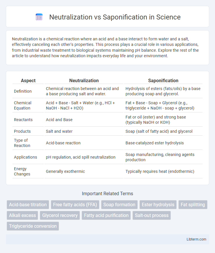Saponification vs Neutralization in Science - What is The Difference?