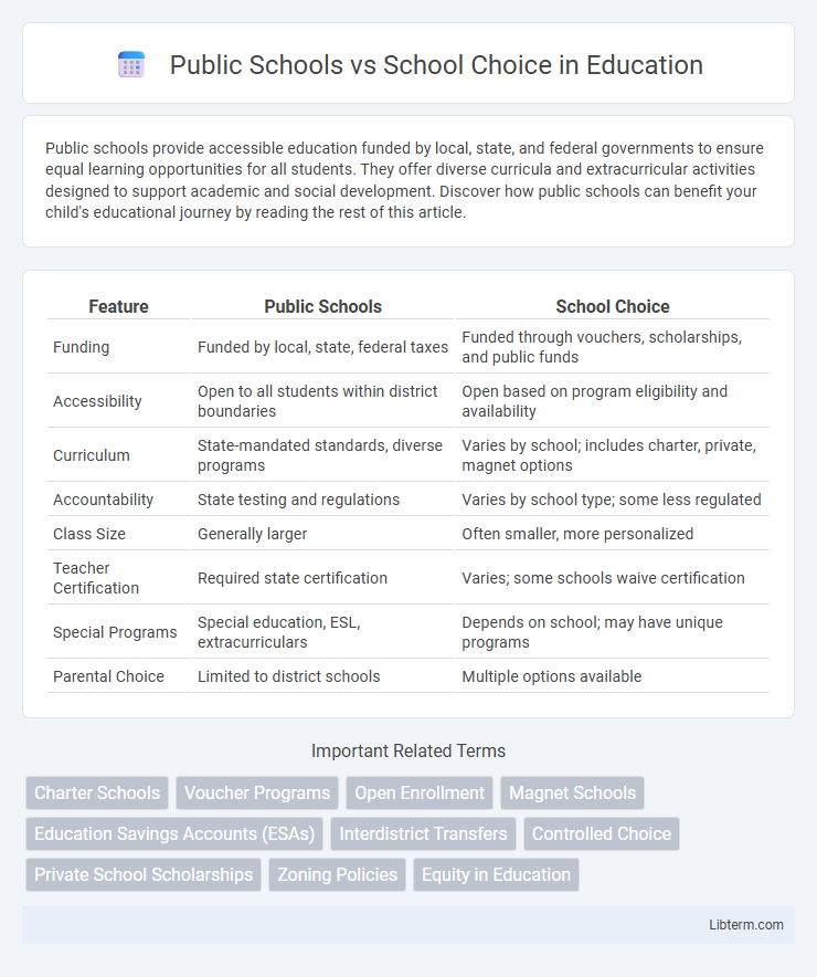 School Choice vs Public Schools in Education - What is The Difference?