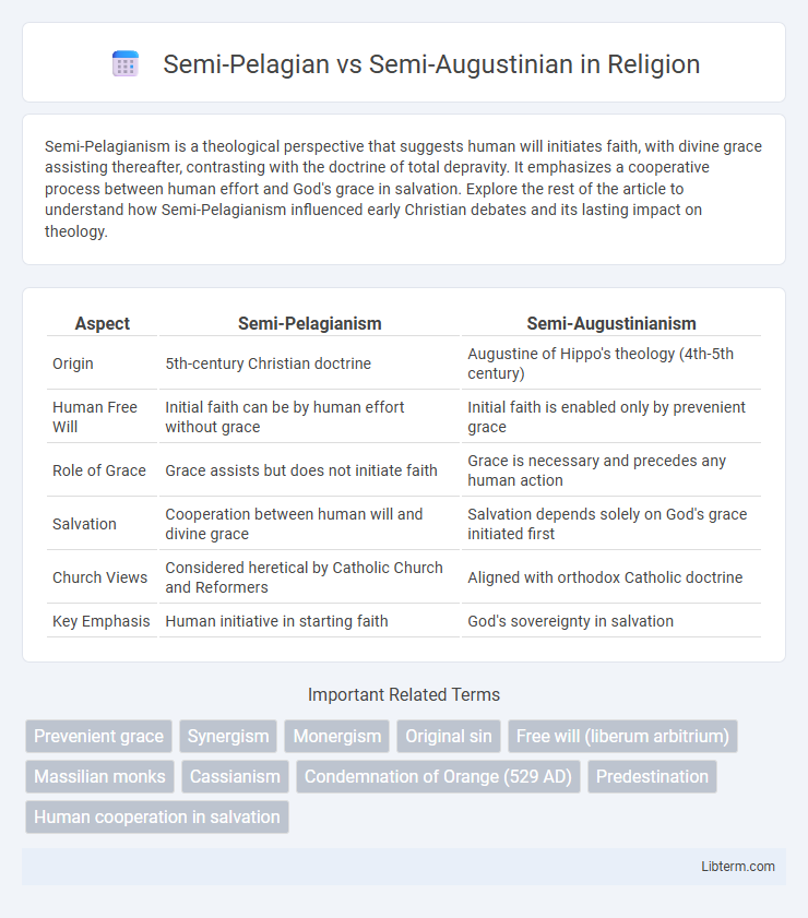 Semi-Augustinian vs Semi-Pelagian in Religion - What is The Difference?