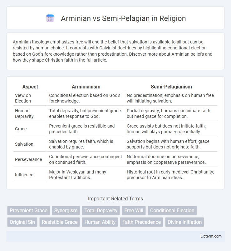 Semi-Pelagian vs Arminian in Religion - What is The Difference?