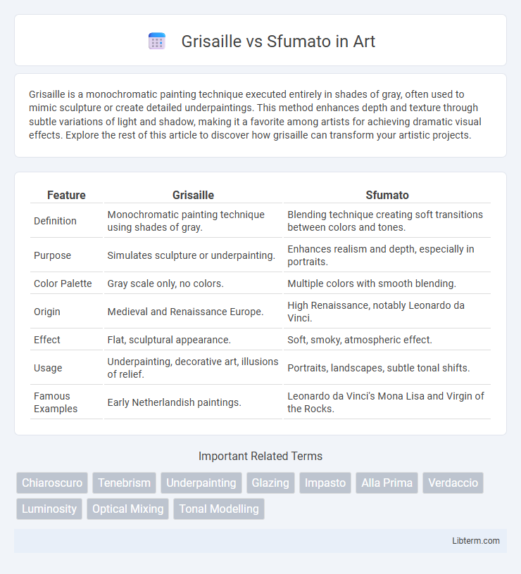 Sfumato vs Grisaille in Art - What is The Difference?